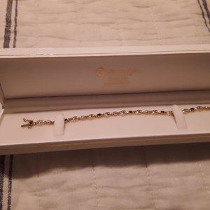 Diamond and Sapphire Tennis Bracelet